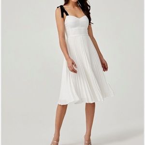 Love Bonito Adonia Ribbon Tie Midi Dress